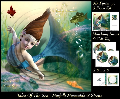 Tales Of The Sea - Merfolk Mermaids & Sirens 11 - Pyrimage/Pyramid + Insert & Tag