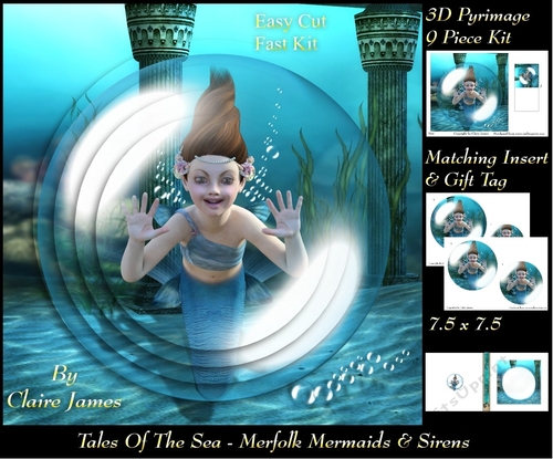 Tales Of The Sea - Merfolk Mermaids & Sirens 13 - Pyrimage/Pyramid + Insert & Tag