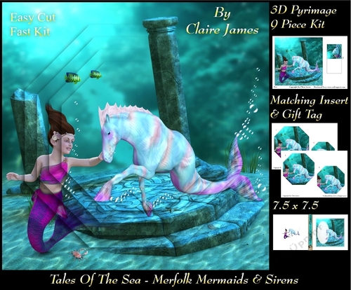 Tales Of The Sea - Merfolk Mermaids & Sirens 14 - Pyrimage/Pyramid + Insert & Tag