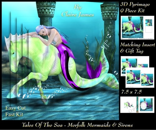 Tales Of The Sea - Merfolk Mermaids & Sirens 15 - Pyrimage/Pyramid + Insert & Tag