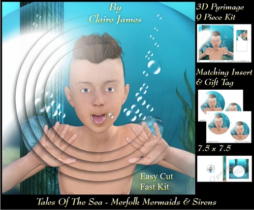 Tales Of The Sea - Merfolk Mermaids & Sirens 17 - Pyrimage/Pyramid + Insert & Tag