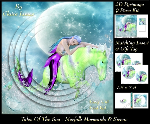 Tales Of The Sea - Merfolk Mermaids & Sirens 19 - Pyrimage/Pyramid + Insert & Tag