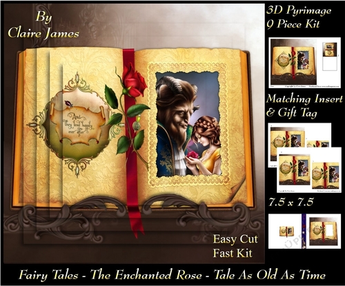 Fairy Tales - The Enchanted Rose - Tale As Old As Time 22 - Pyrimage/Pyramid + Insert & Tag