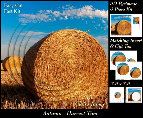 Autumn - Fall - Havest Time 1 - Pyrimage/Pyramid + Insert & Tag