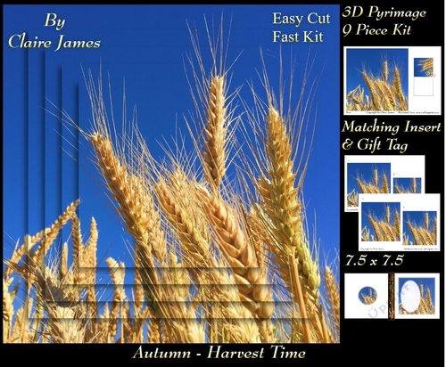 Autumn - Fall - Havest Time 4 - Pyrimage/Pyramid + Insert & Tag
