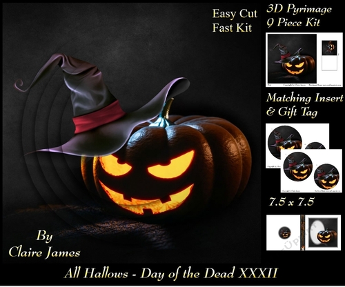 All Hallows Eve - The Day Of The Dead 32 - Pyrimage/Pyramid + Insert & Tag