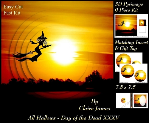 All Hallows Eve - The Day Of The Dead 35 - Pyrimage/Pyramid + Insert & Tag