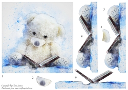 One Sheet Wonders - Water Colour Magic - Bear Stories - Easy Cut - 3D Decoupage