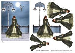 Promenade Iv Sea Breeze Victorian Green + Decoupage
