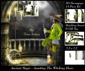Ancient Magic - Awaiting the Witching Hour + Insert & Tag
