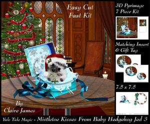 Yule Tide Magic - Mistletoe Kisses from Jed Hedgehog 3 +tag+
