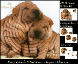 Furry Friends & Familiars - Puppies - Shar Pei Pyramid +tag+