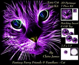 Because We Love Furrys - Electric Fantasy Cat + Insert+tag