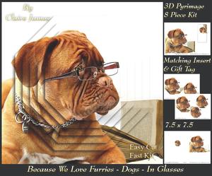 Furry Friends & Familiars - Dogs - Dog in Glasses +tag+