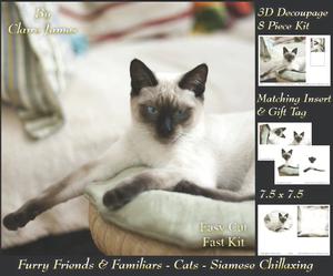 Furry Friends & Familiars - Cats - Siamese Chillaxing +tag+