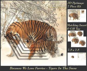 Because We Love Furries - Gorgeous Tigers in the Snow + Tag+