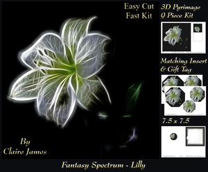 Fantasy Spectrum - Floral - Gorgeous Lilly + Insert & Tag