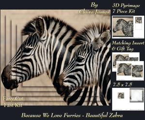 Because We Love Furries - Beautiful Zebras + Insert & Tag