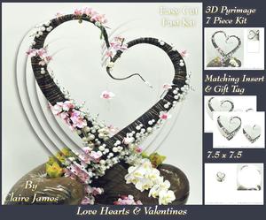 Love Hearts & Valentines - Hearts 11 + Insert & Tag