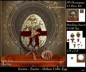 Spring Time - Eostra Easter - Deluxe Celtic Egg +tag+
