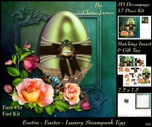 Eostra Easter - Luxury Steampunk Collectable Egg +tag+