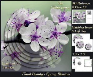 Floral Beauty - Spring Blossom + Insert & Tag