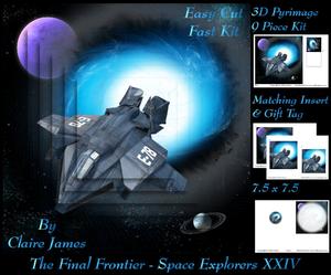 The Final Frontier - Space Explorers 24 Pyrimage Insert+tag