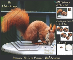 Because We Love Furries - Rare Red Squirrel + Insert & Tag