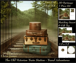 The Old Victorian Train Station 13 - Travel Adventures Insert & Tag