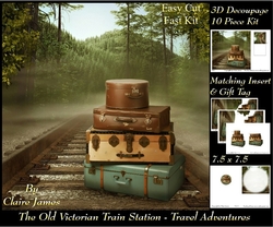 The Old Victorian Train Station 13 - Travel Adventures Insert & Tag