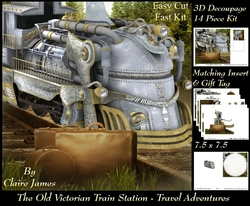 The Old Victorian Train Station 20 - Travel Adventures Insert & Tag