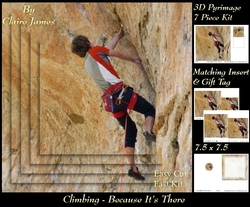 Sport - Climbing - Because Its There Pyrimage/Pyramid + Insert & Tag