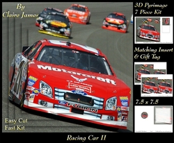Sport - Racing Car - Pyrimage/Pyramid + Insert & Tag