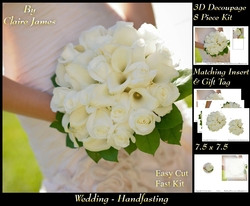 Tying The Knot - Weddings & Handfastings - 3D Decoupage + Matching Insert & Tag