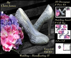 Tying The Knot 2 - Weddings & Handfastings - 3D Decoupage + Matching Insert & Tag