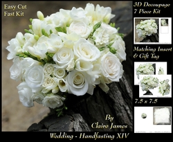 Tying The Knot 14 - Weddings & Handfastings - 3D Decoupage + Matching Insert & Tag