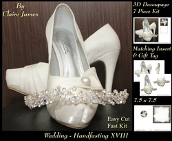 Tying The Knot 18 - Weddings & Handfastings - 3D Decoupage + Matching Insert & Tag