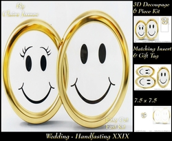Tying The Knot 29 - Weddings & Handfastings - 3D Decoupage + Matching Insert & Tag