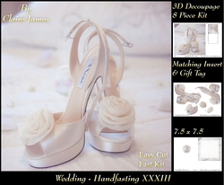 Tying The Knot 33 - Weddings & Handfastings - 3D Decoupage + Matching Insert & Tag
