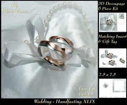 Tying The Knot 49 - Weddings & Handfastings - 3D Decoupage + Matching Insert & Tag