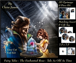 Fairy Tales - The Enchanted Rose - Tale As Old As Time 5 - Pyrimage/Pyramid + Insert & Tag
