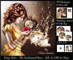 Fairy Tales - The Enchanted Rose - Tale As Old As Time 13 - Pyrimage/Pyramid + Insert & Tag