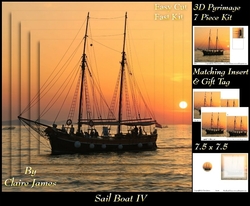 Boats - Sailing Ship 4 - Pyrimage/Pyramid + Insert & Tag