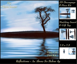 Reflections - As Above So Below 4g -  Decoupage + Insert & Tag