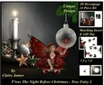 Twas The Night Before Christmas - Tree Fairy 2 - 3D Decoupage + Matching Insert & Tag