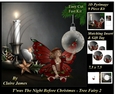 Twas The Night Before Christmas - Tree Fairy 2 - 3D Pyramid/pyramid + Matching Insert & Tag