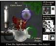 Twas The Night Before Christmas - Tree Fairy 4 - 3D Decoupage + Matching Insert & Tag