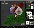 Twas The Night Before Christmas - Tree Fairy 5 - 3D Decoupage + Matching Insert & Tag