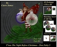 Twas The Night Before Christmas - Tree Fairy 5 - 3D Pyramid/pyramid + Matching Insert & Tag
