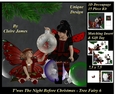 Twas The Night Before Christmas - Tree Fairy 6 - 3D Decoupage + Matching Insert & Tag